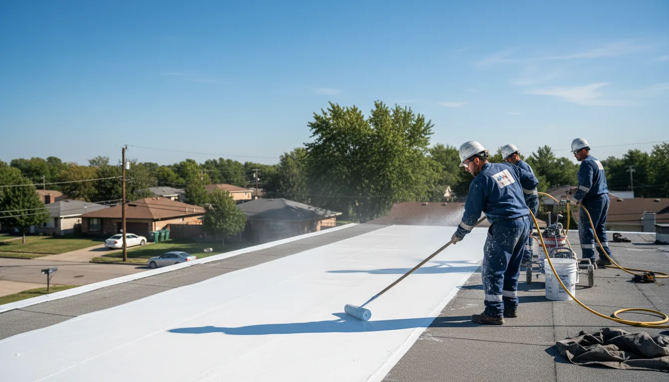 Commercial roof coating in Augusta Springs, VA near me